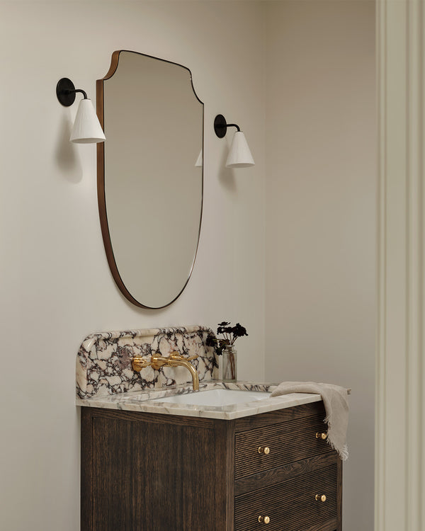 Jess O'Grady Design - Metal Bathroom Mirror