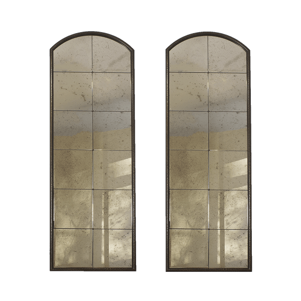 Beaten Bronze Archtop Mirrors