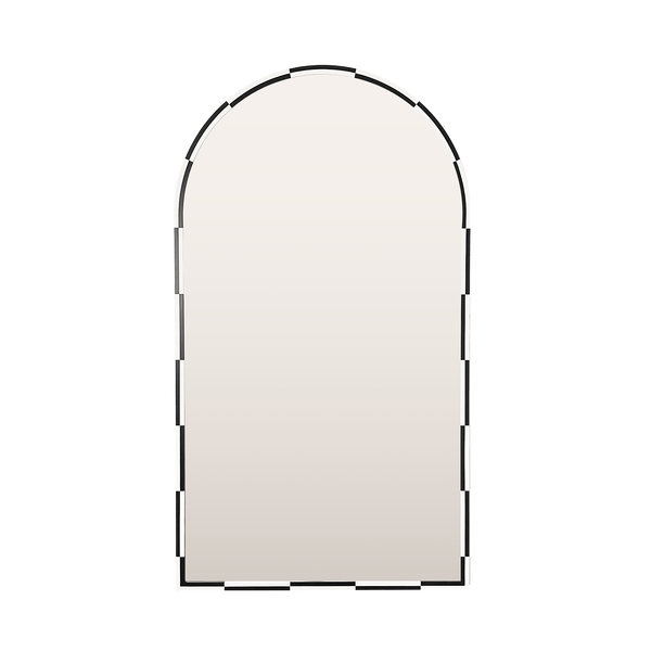 Chequered Arch Top Mirror