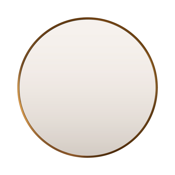 Brass Metal Round Mirror