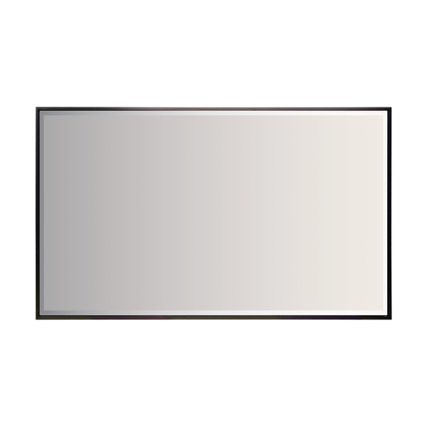 Brushed Brass Metal Mirror with Bevel