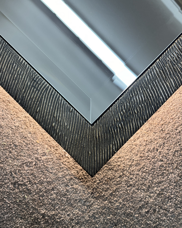 Bronze Combed Starburst Mirror