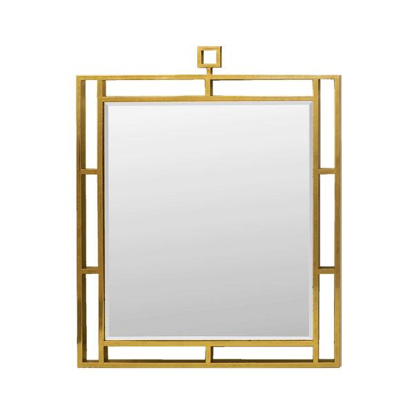 Contemporary Gold Leaf Framed Mirror