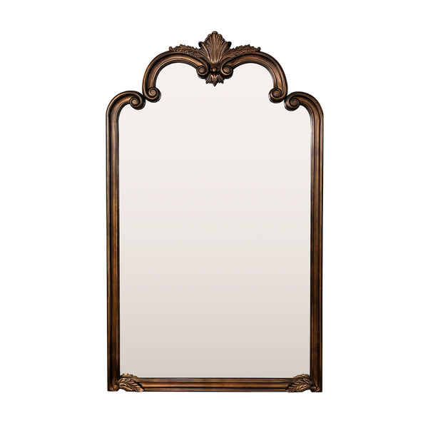 Hand-carved Acanthus Leaf Mirror