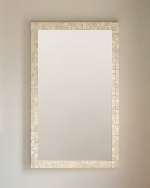 Maya Romanoff Mother of Pearl Mosaic Mirror