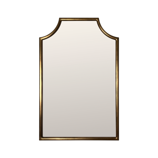 Scalloped Corner Mirror