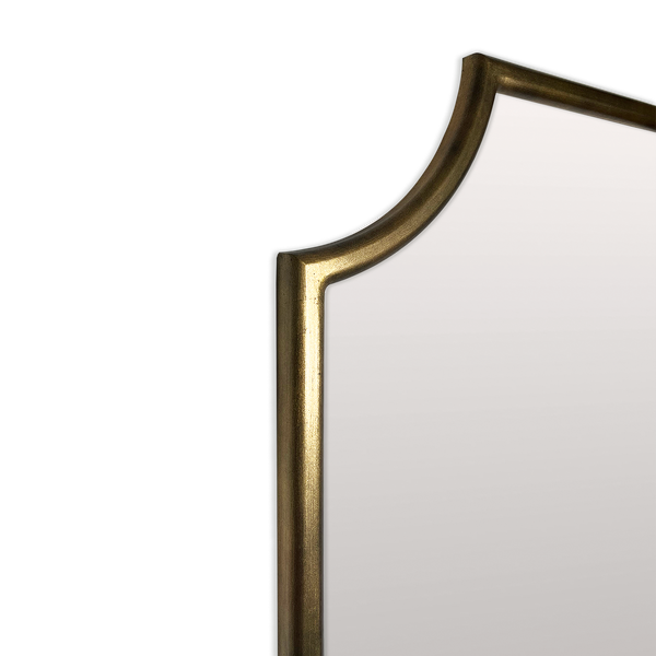 Scalloped Corner Mirror