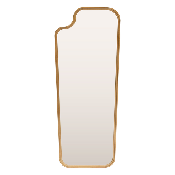 Shaped Oak Tall Mirror