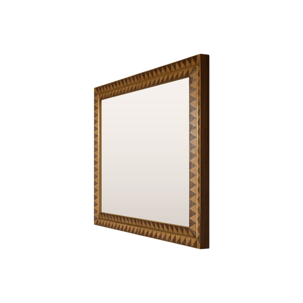 Zig-Zag Valley Veneer Mirror
