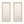 Two traditional style mirrors. The frames are made using an aged cracked gesso and antique gold, while the glass has a bevel that runs along the outside edge. 