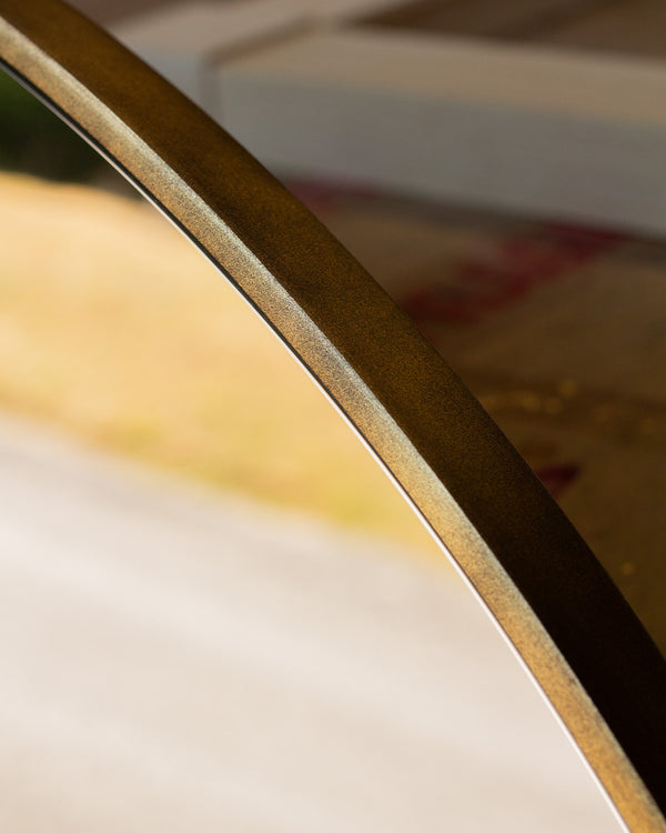Bespoke Henners Mirror in Imitation Brass