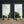 Antique Silver and Light Antique Mirrored Cabinet Doors