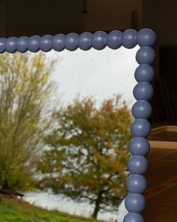 Large Bobbin with Light Antique Mirror