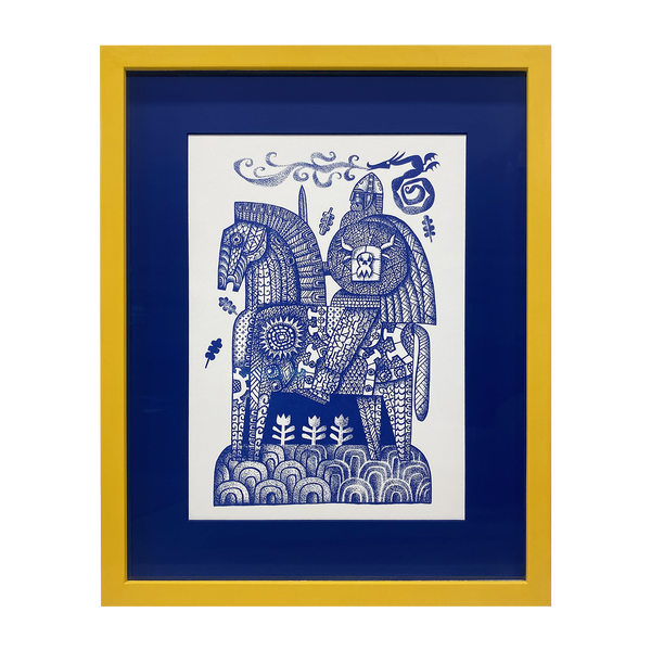 Blue Knight Print