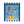 Family Swimming Scene in a Striped Blue Frame
