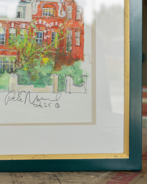 Brook Green Townhouse Watercolour