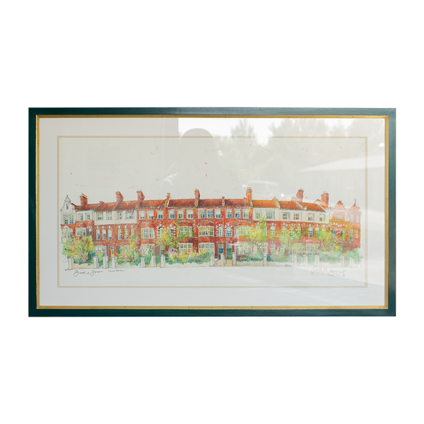 Brook Green Townhouse Watercolour
