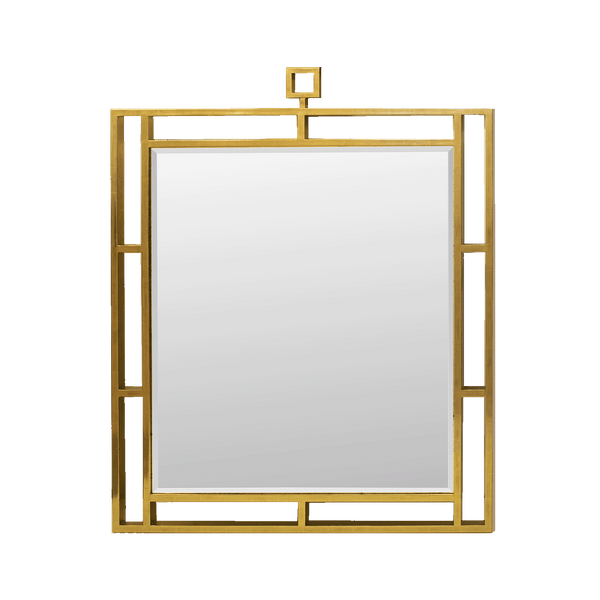 Contemporary Gold Leaf Framed Mirror
