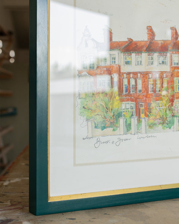 Brook Green Townhouse Watercolour