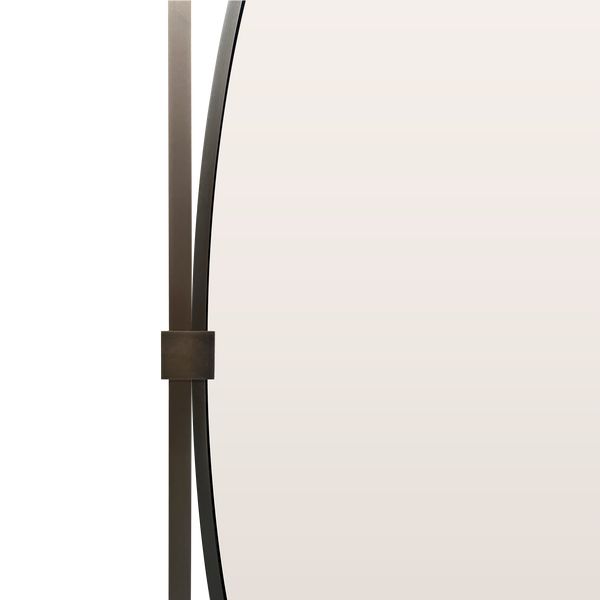 Dark Bronze Double-Framed Mirror
