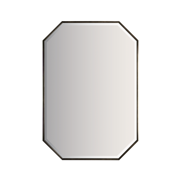 Dark Bronze Mirror With Beading