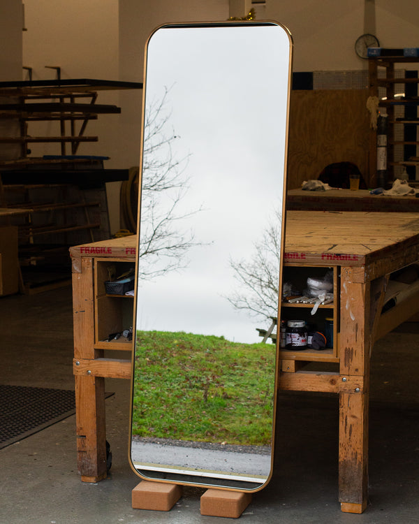 Bespoke Downsview Brass Metal Mirrors