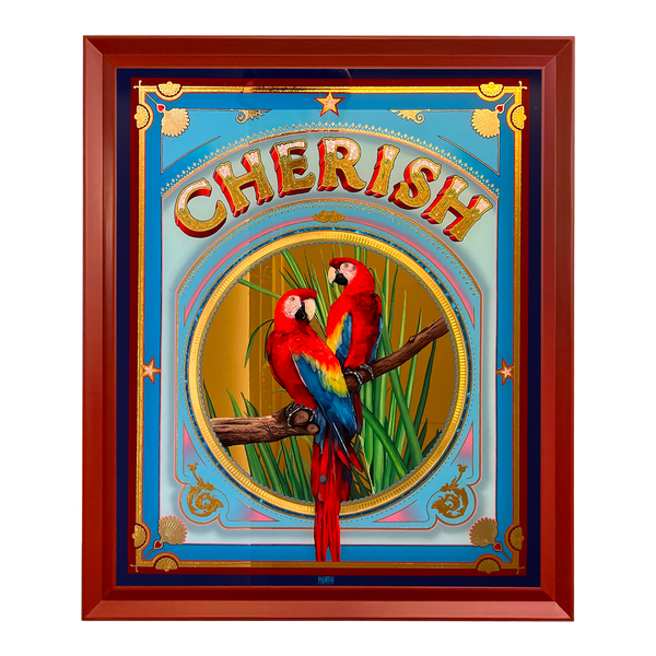 Eddy Artist CHERISH Gilded Glass Private Commission