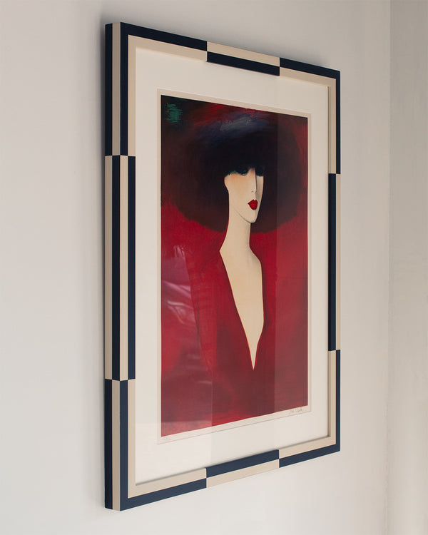 Femme Rouge au Chapeau