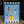 Family Swimming Scene in a Striped Blue Frame