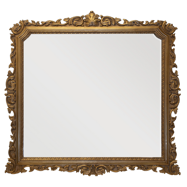 Gilt Ornate Overmantle Mirror