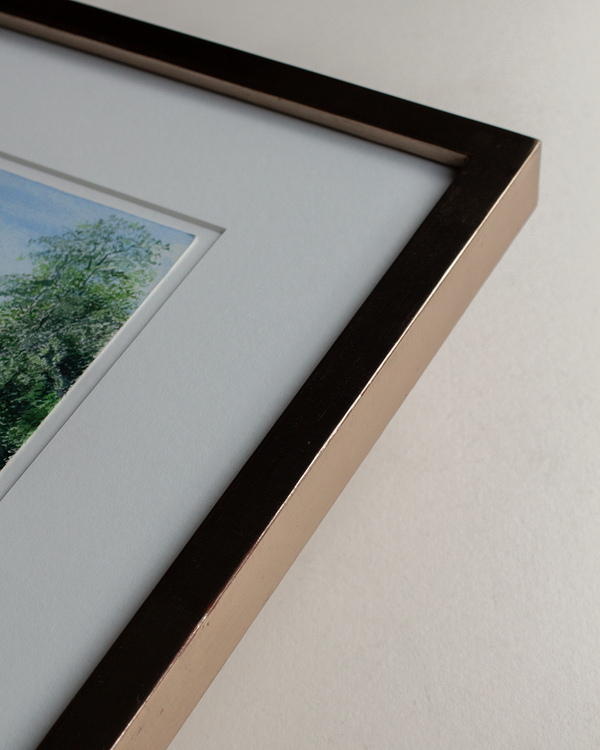 Champagne Gold Framed Art