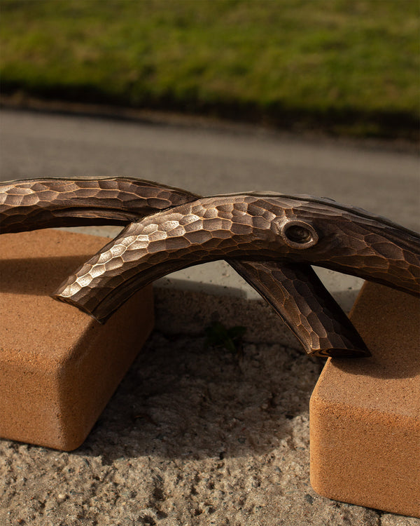Hand-Carved Branch Mirror