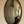 Convex Round Mirror in Imitation Brass