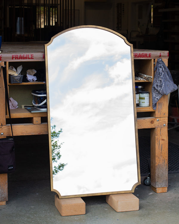 Imitation Brass Shaped Mirror