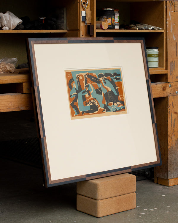 Woodcut Print by Lars Inge Sigvard Engström