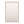 A rectangular mirror painted light pink with a round, bobbin detail that runs along the entire length of the face of the frame. 