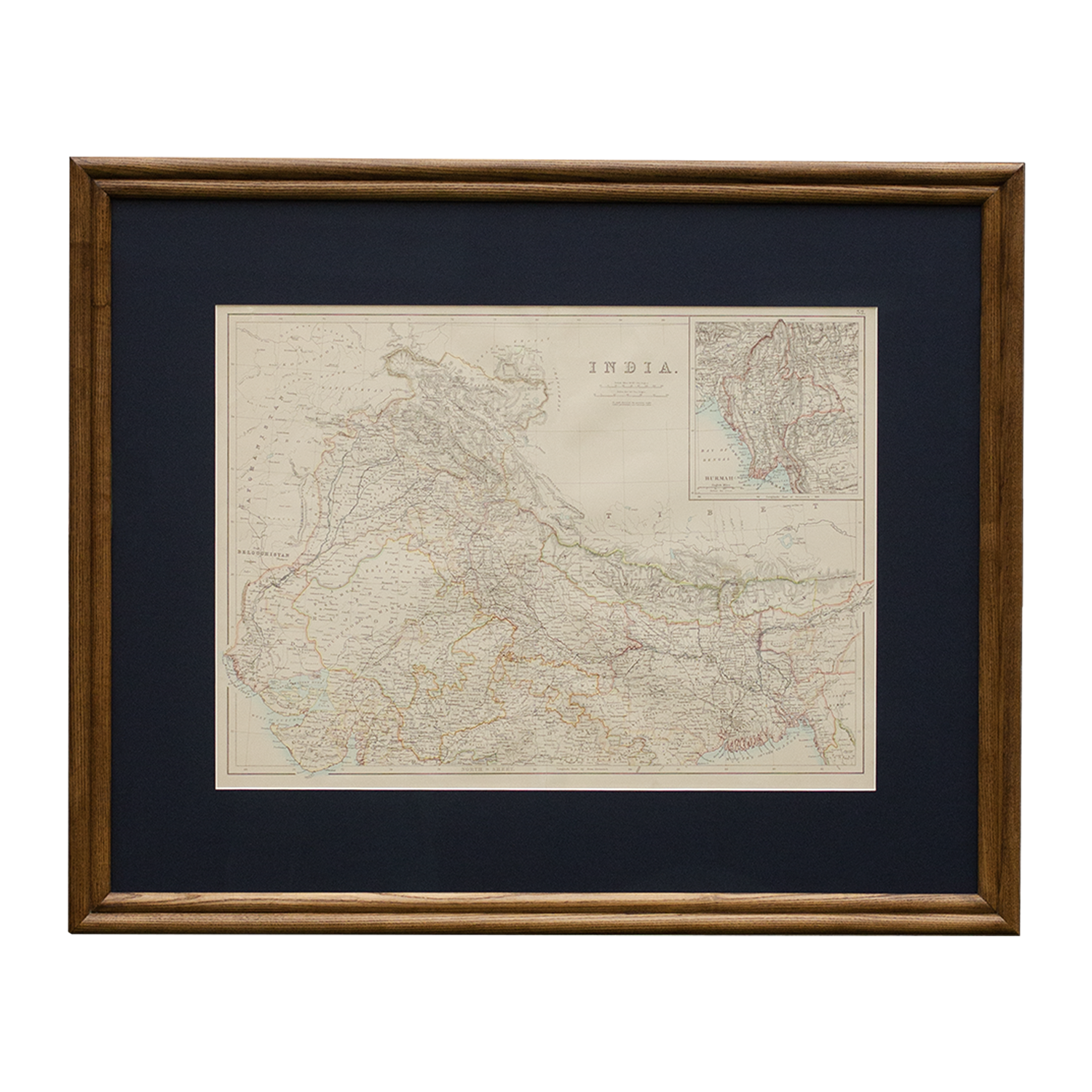Maps of India and Hindoostan – Patrick Ireland Frames