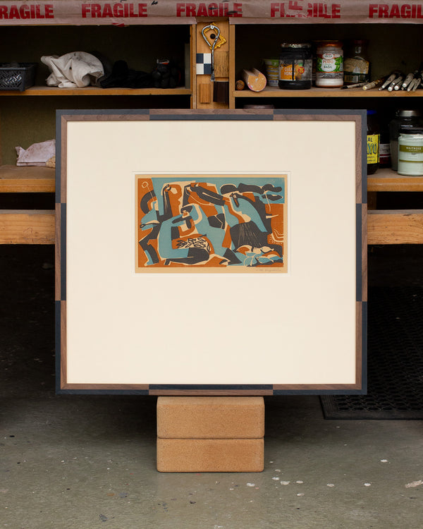 Woodcut Print by Lars Inge Sigvard Engström