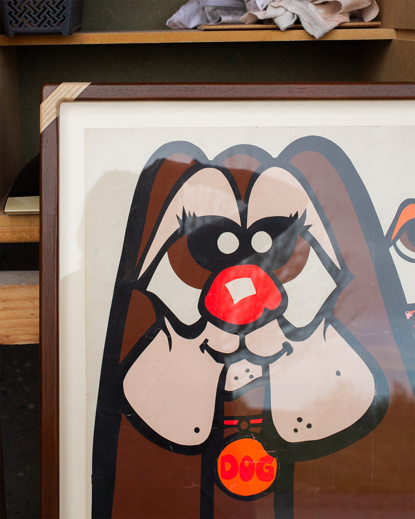 Vintage Artworks Floated in High Hurstwood Frames