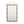 Powder-Coated Rectangular Mirror with Decorative Detail