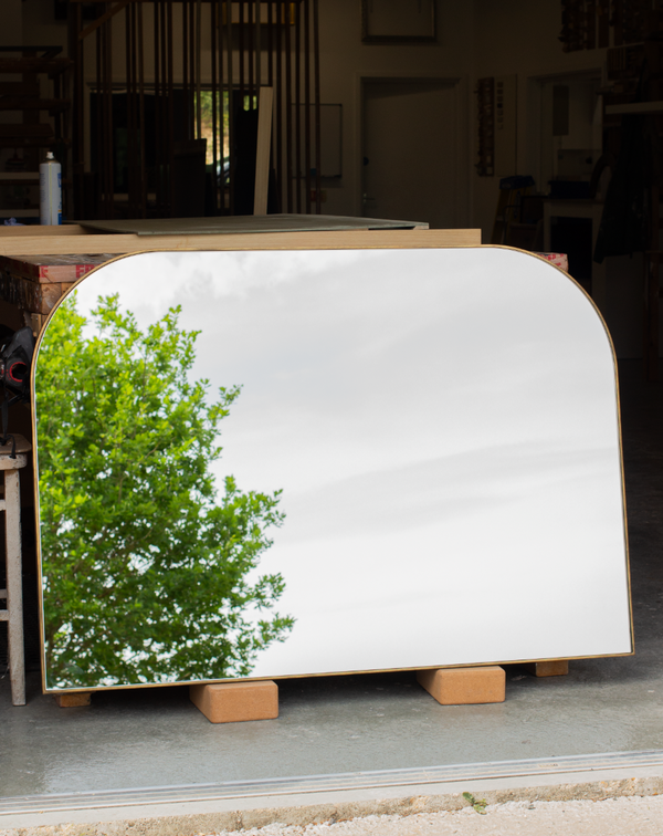 Bespoke Oastbrook Mirrors in Imitation Brass