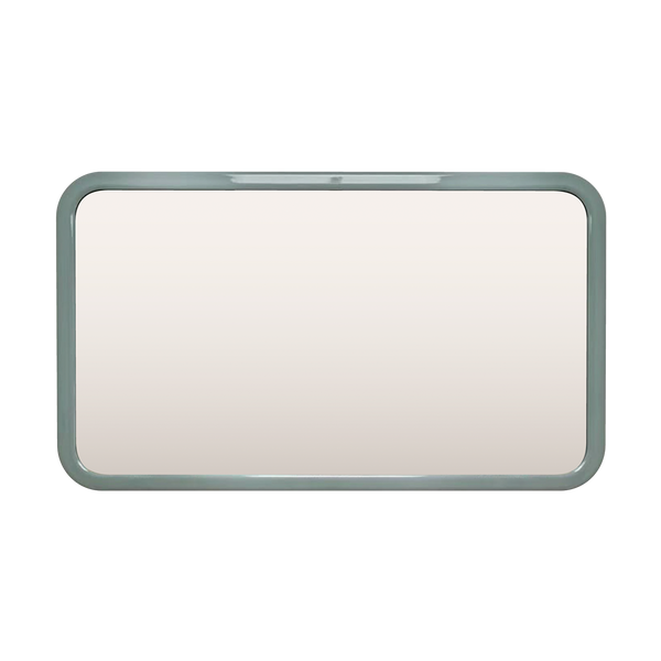 Lacquer Mirror with Rounded Corners