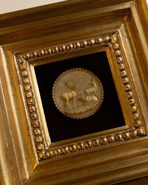 Antique Gold Framed Brooch