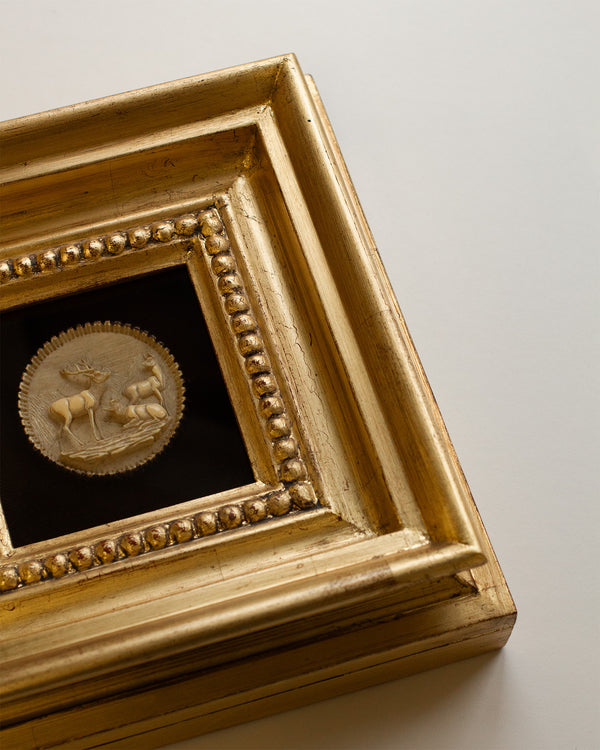 Antique Gold Framed Brooch