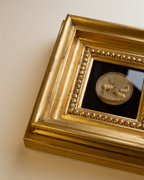 Antique Gold Framed Brooch