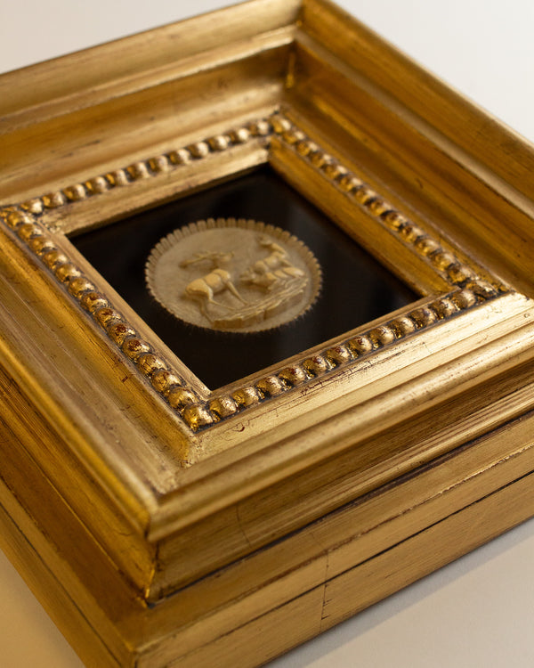 Antique Gold Framed Brooch