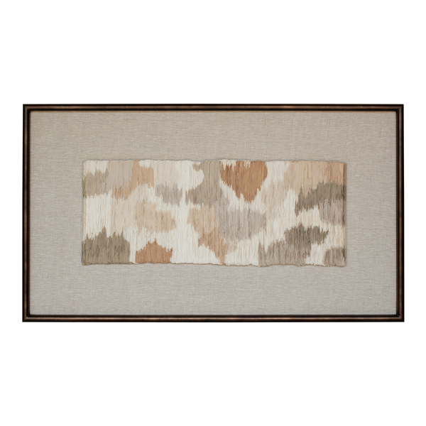 Sara Dodd Ceramic Art on a Linen Mount