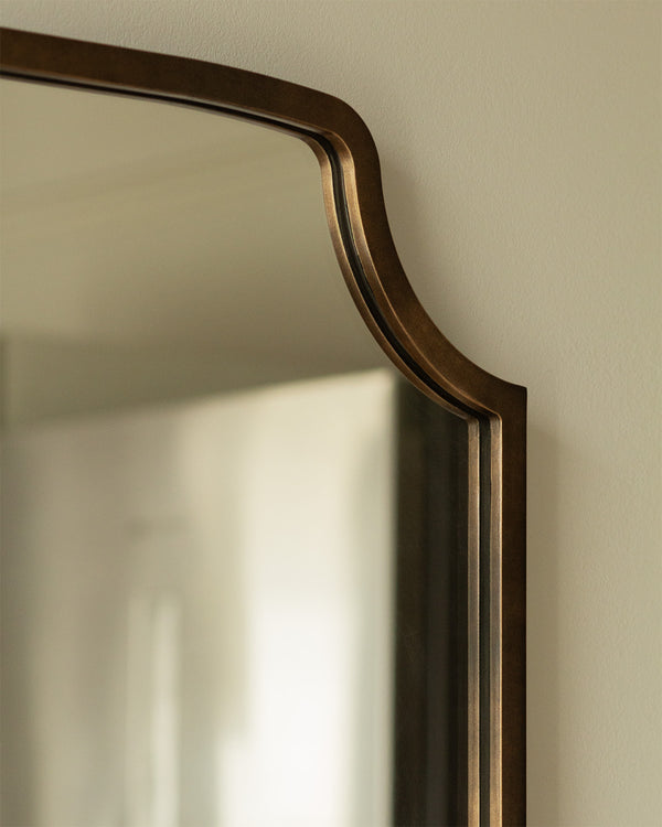 Shield Shaped Bronze Mirror