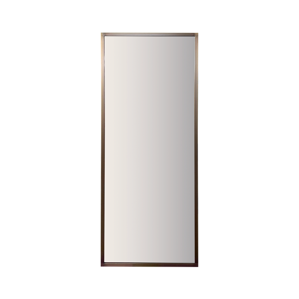 Tall Bronze Metal Mirror