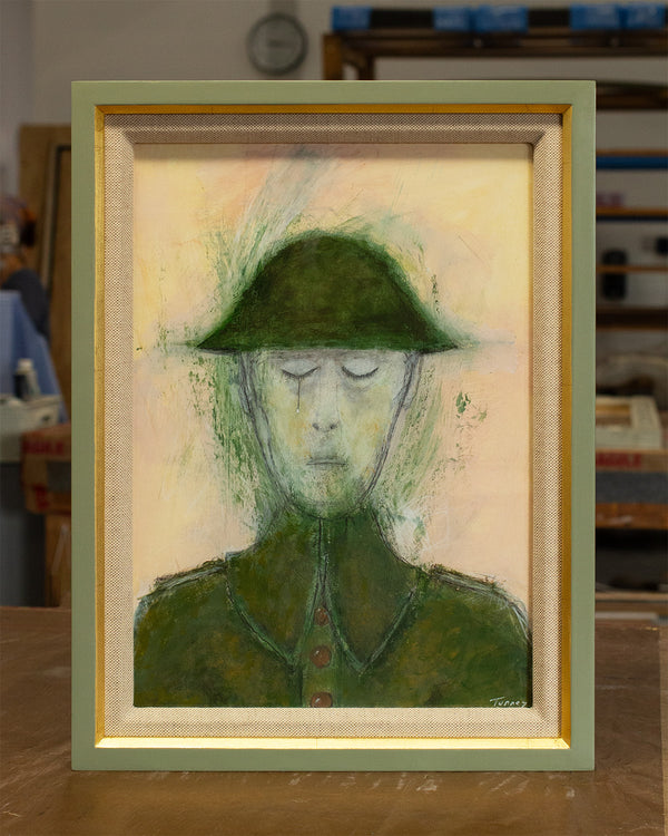 Steven Tunny Teardrop in a Bespoke Frame